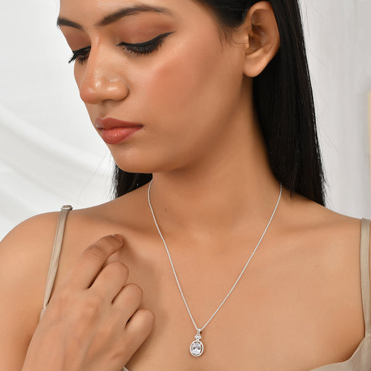 Adorable 925 Sterling Silver Pendant: Timeless Elegance | Voylla