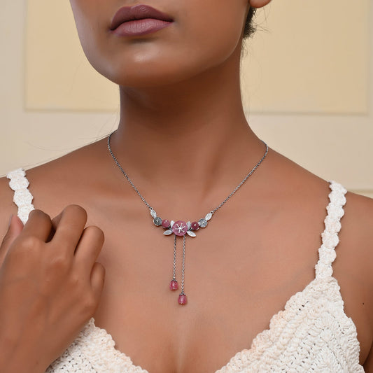 Bloom 925 Sterling Silver Misaki Necklace