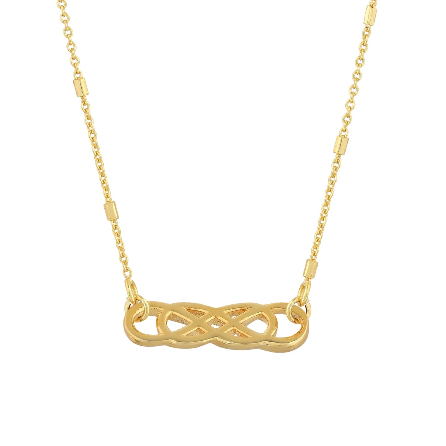 Valentine's Day Infinity Knot Of Love Pendant Necklace