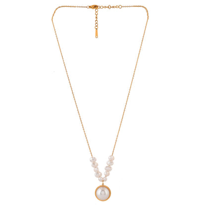 Voyage Pearl Bliss Golden Charm Pendant