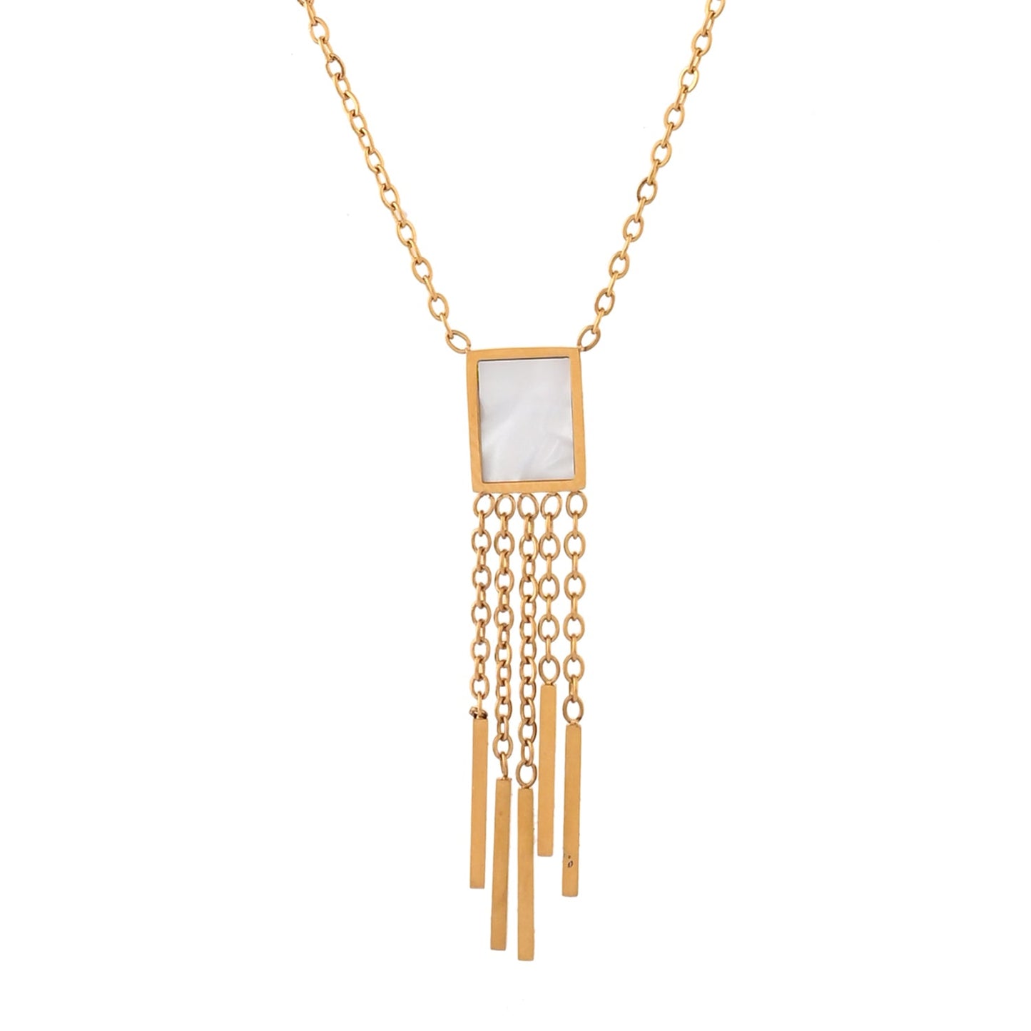 Voyage Gleaming Fringe-Tastic Gold Pendant