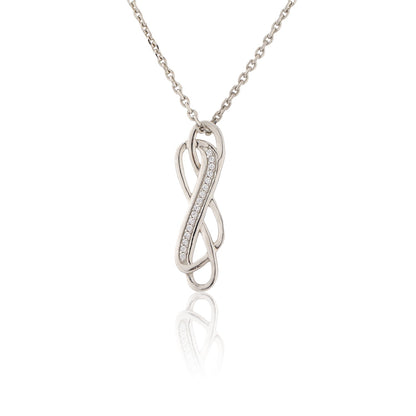 Valentine's Day Eternal Grace Sterling Silver Infinity Pendant