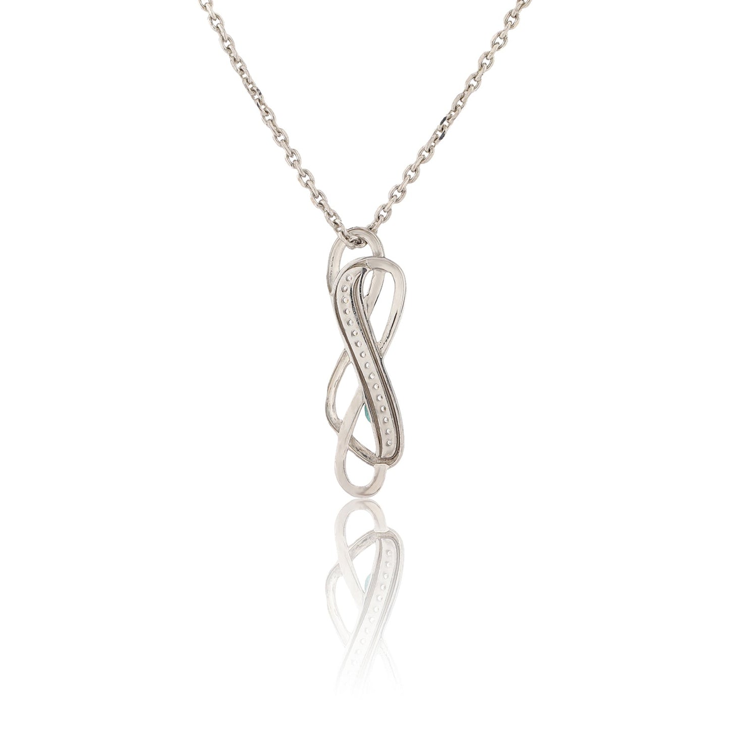 Valentine's Day Eternal Grace Sterling Silver Infinity Pendant