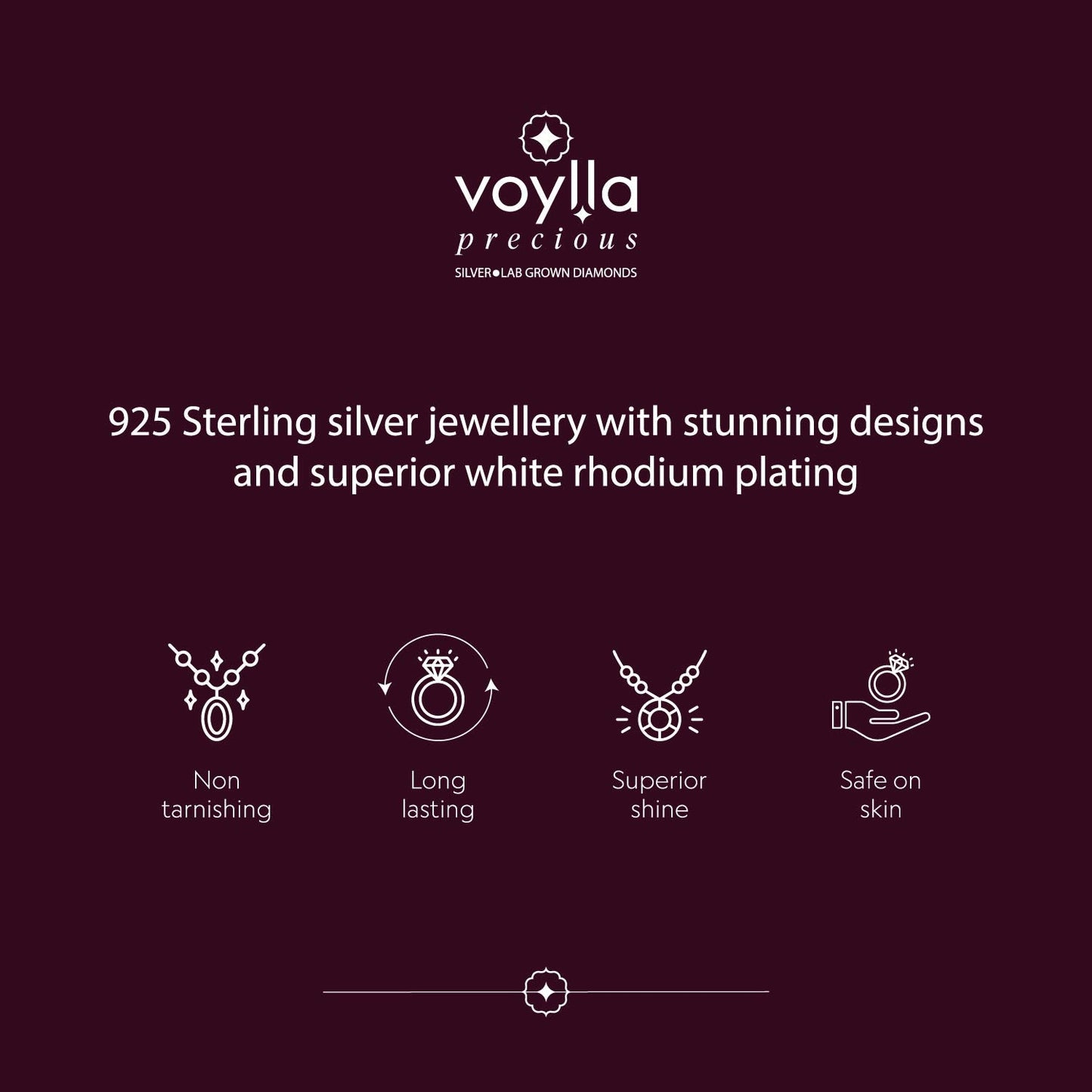 Valentine's Day Eternal Grace Sterling Silver Infinity Pendant