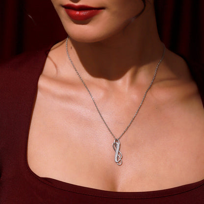 Valentine's Day Eternal Grace Sterling Silver Infinity Pendant