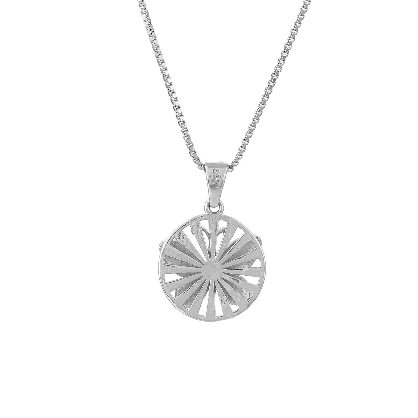 Tropical Wildlife Vibrant Butterfly  Sterling Silver Pendant