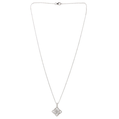 925 Sterling Silver Cubic Zirconia Pendant