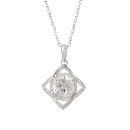 925 Sterling Silver Cubic Zirconia Pendant