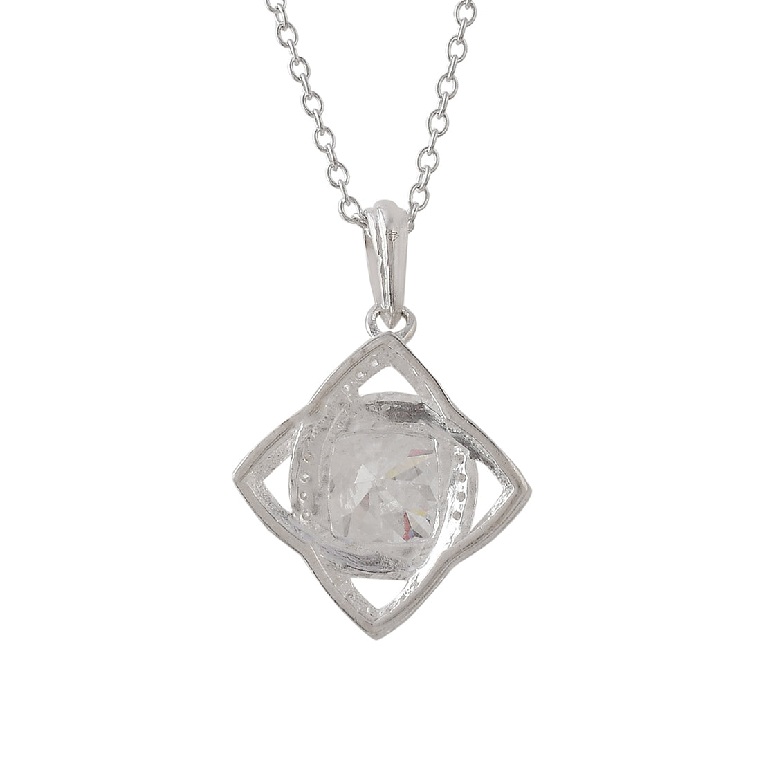 925 Sterling Silver Cubic Zirconia Pendant