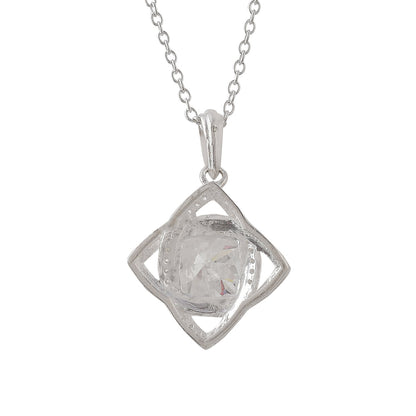925 Sterling Silver Cubic Zirconia Pendant