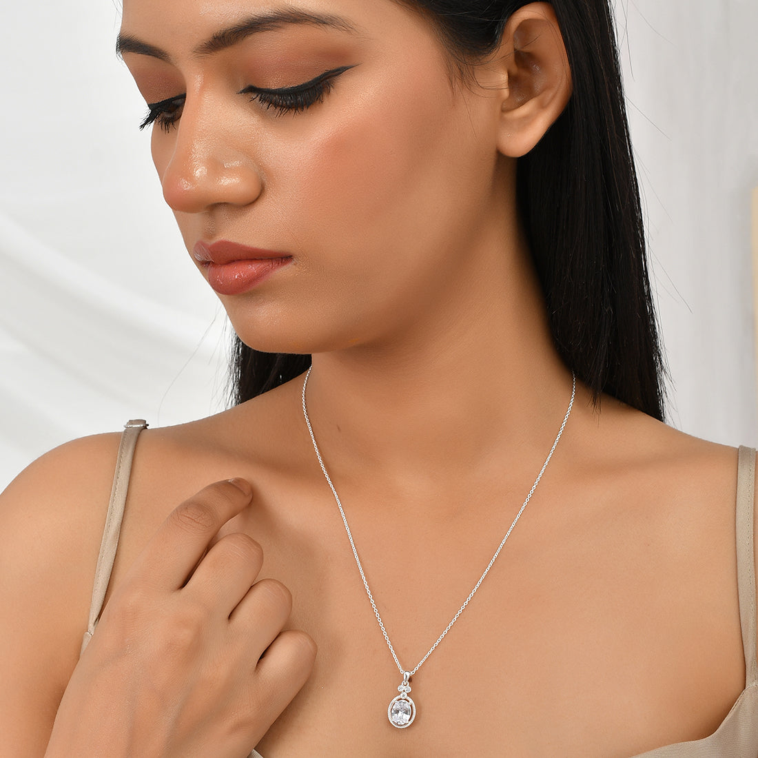 Adorable 925 Sterling Silver Pendant: Timeless Elegance | Voylla