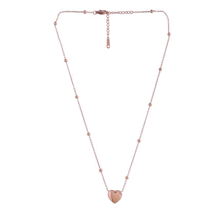 Sparkling Elegance Heartbeat Bliss Gold Necklace