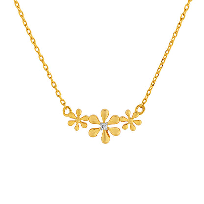 Sunset Flora Lab-Grown Diamond Necklace