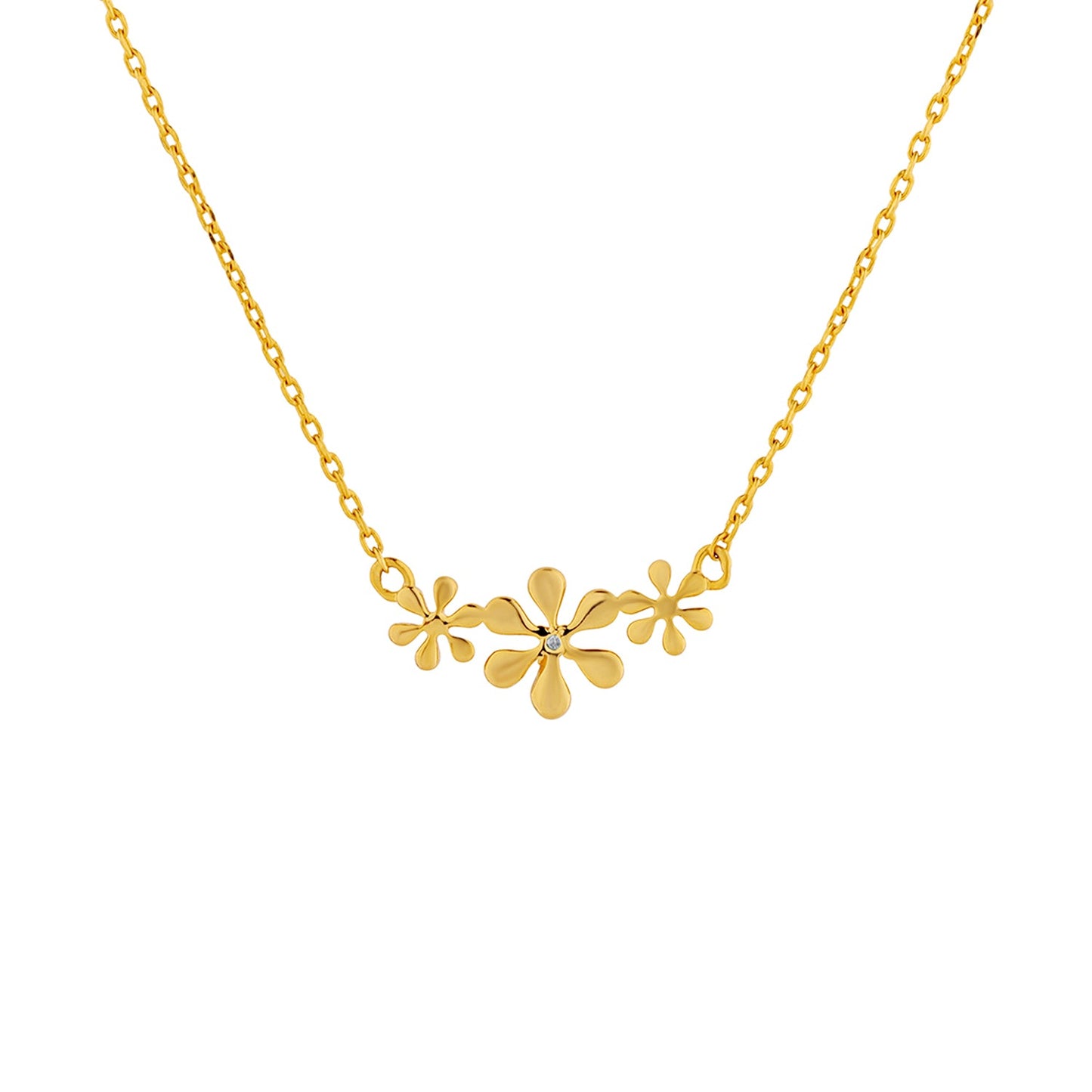 Sunset Flora Lab-Grown Diamond Necklace