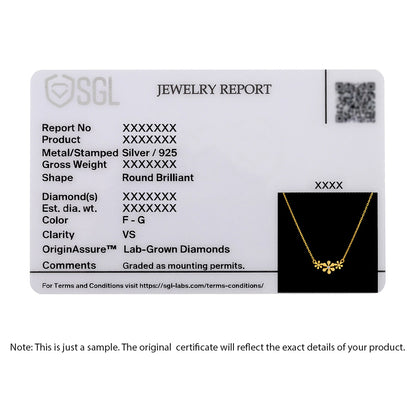 Sunset Flora Lab-Grown Diamond Necklace