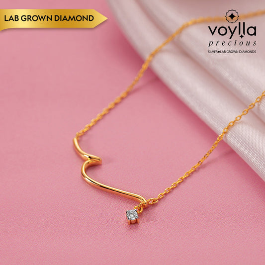 Serene Lab-Grown Diamond Necklace