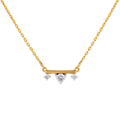 Twilight Trio Lab-Grown Diamond Necklace