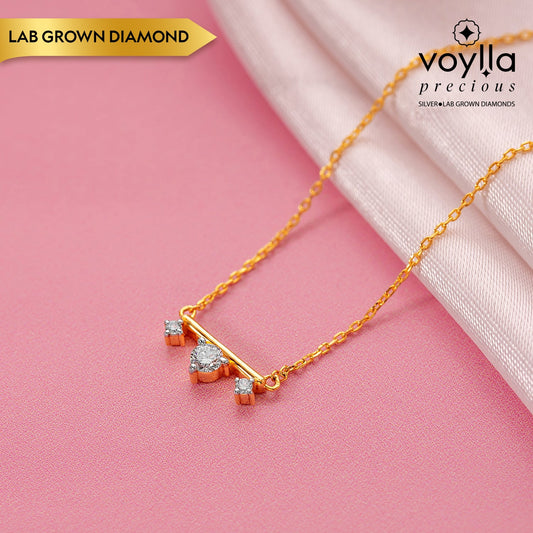 Twilight Trio Lab-Grown Diamond Necklace