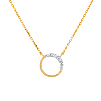 Golden Arc Lab-Grown Diamond Necklace