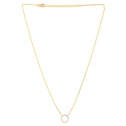 Golden Arc Lab-Grown Diamond Necklace