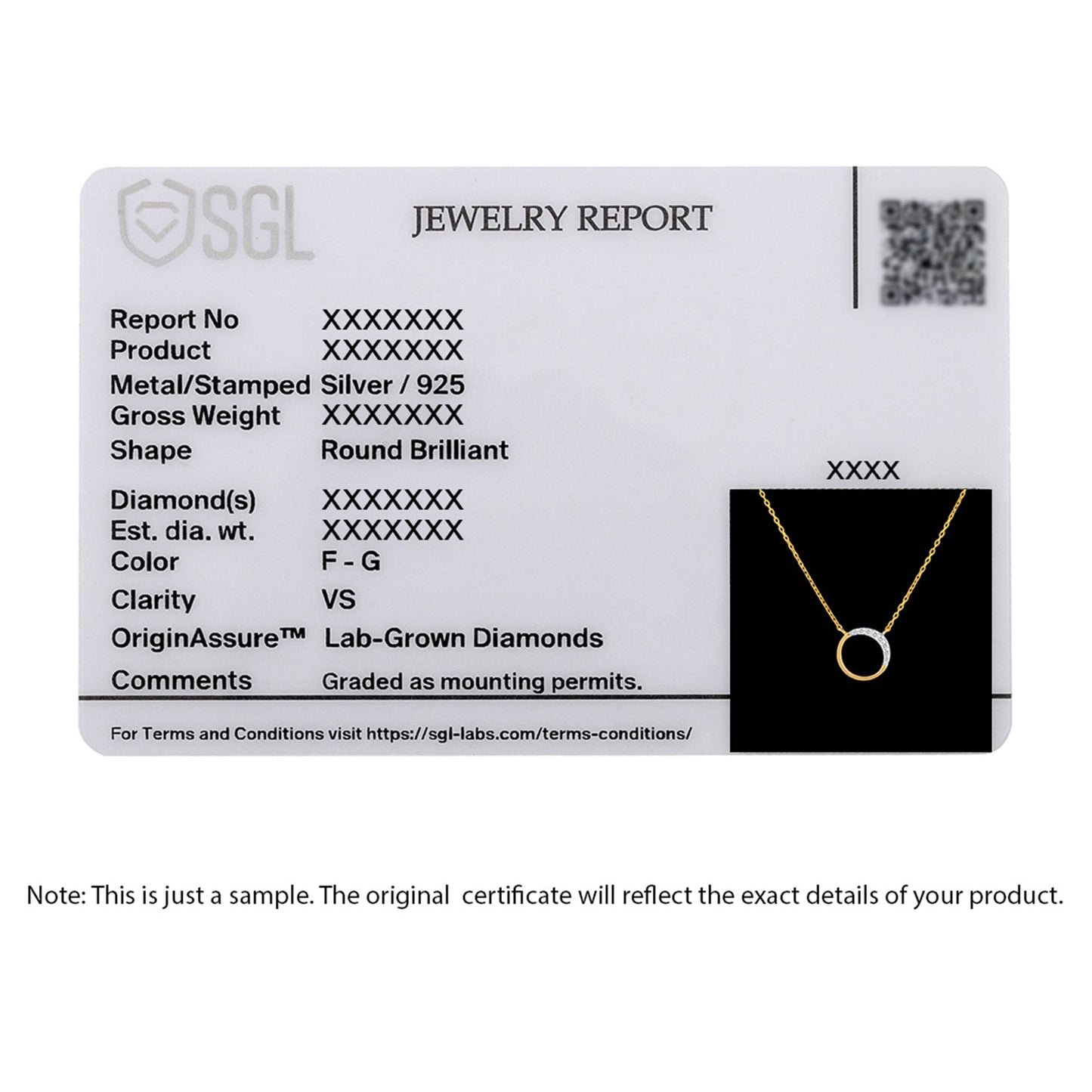 Golden Arc Lab-Grown Diamond Necklace