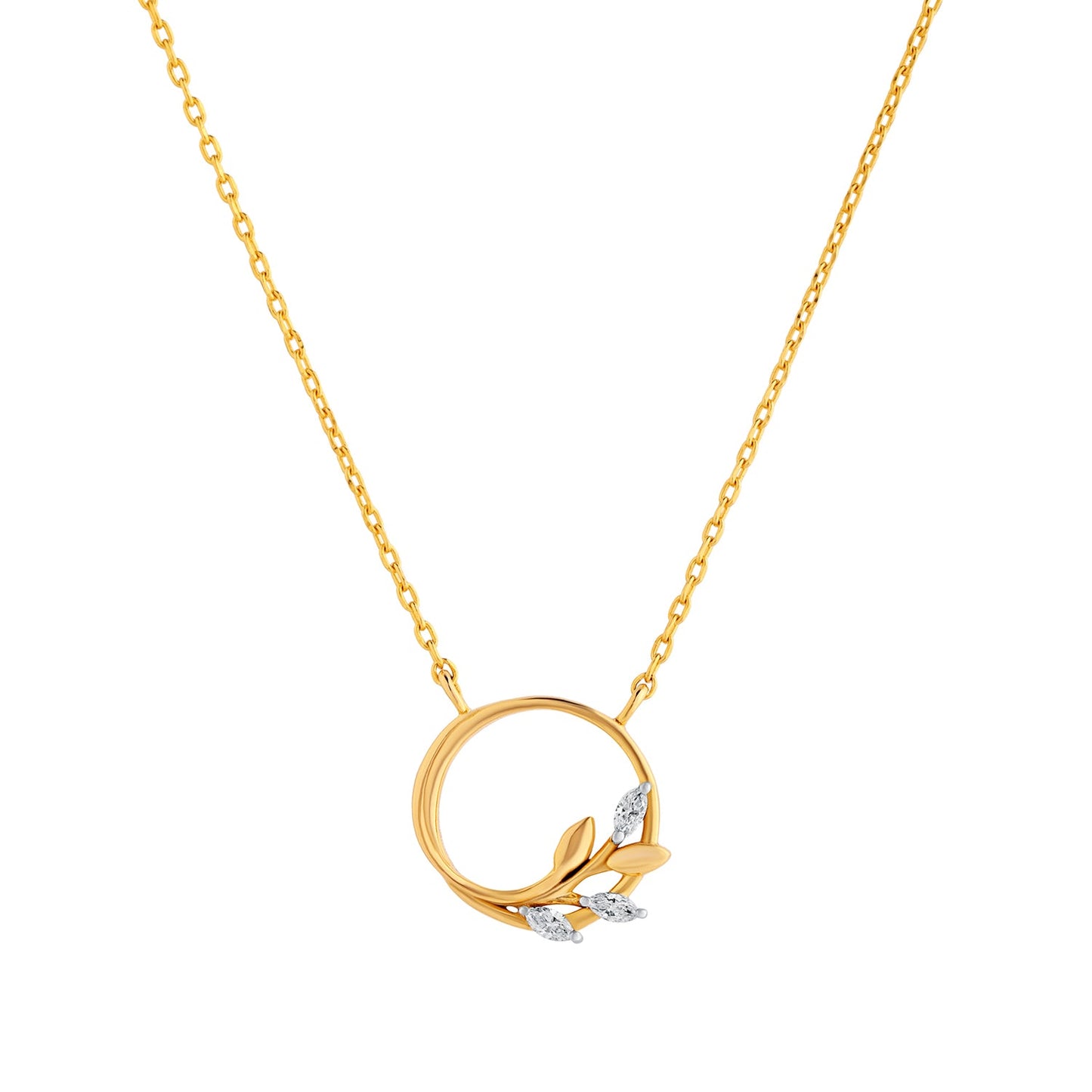 Luna Flora Lab-Grown Diamond Necklace