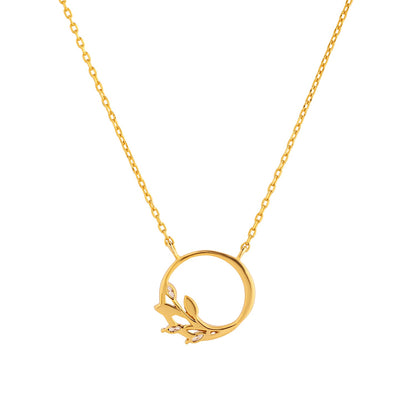 Luna Flora Lab-Grown Diamond Necklace