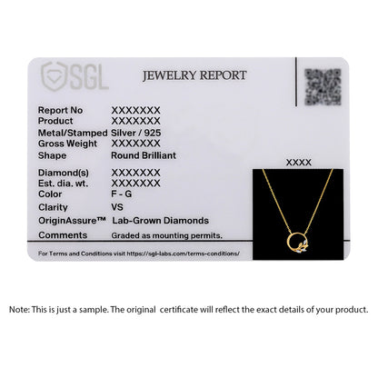 Luna Flora Lab-Grown Diamond Necklace