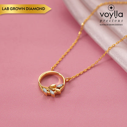 Luna Flora Lab-Grown Diamond Necklace