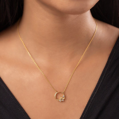 Luna Flora Lab-Grown Diamond Necklace