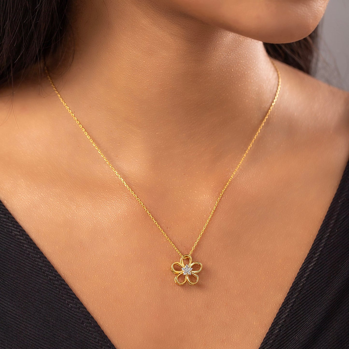 Amara Bloom Lab-Grown Diamond Pendant