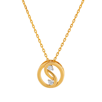 Eterna Swirl Lab-Grown Diamond Pendant