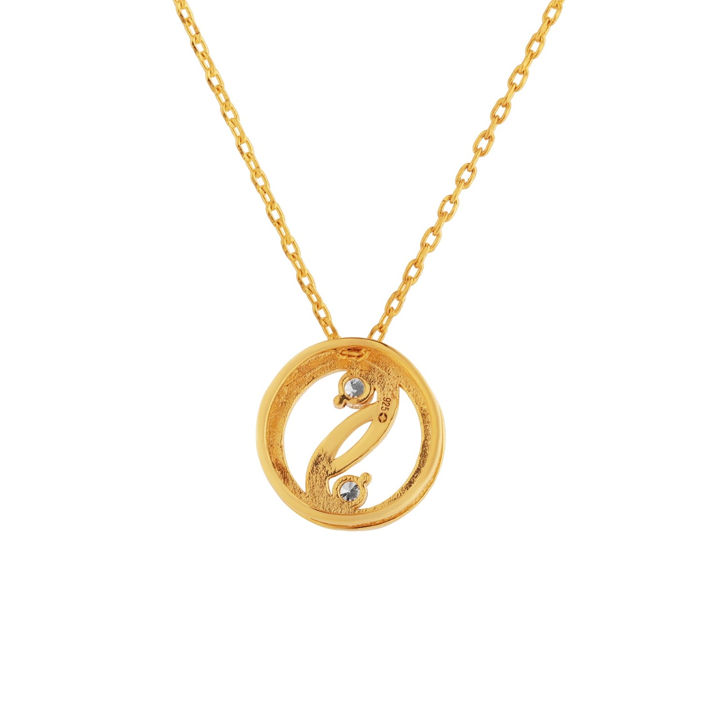 Eterna Swirl Lab-Grown Diamond Pendant