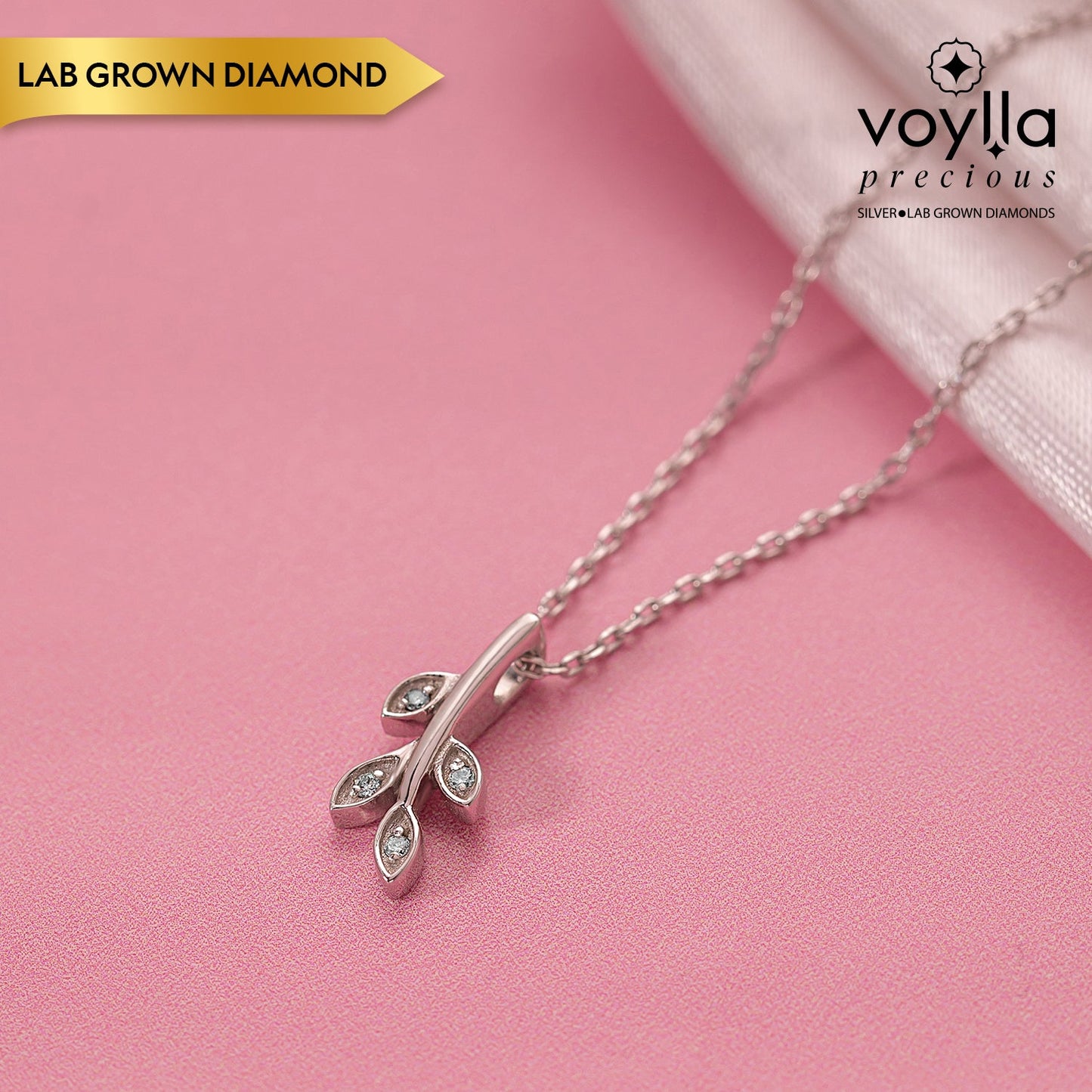 Elowen Vine Lab-Grown Diamond Pendant