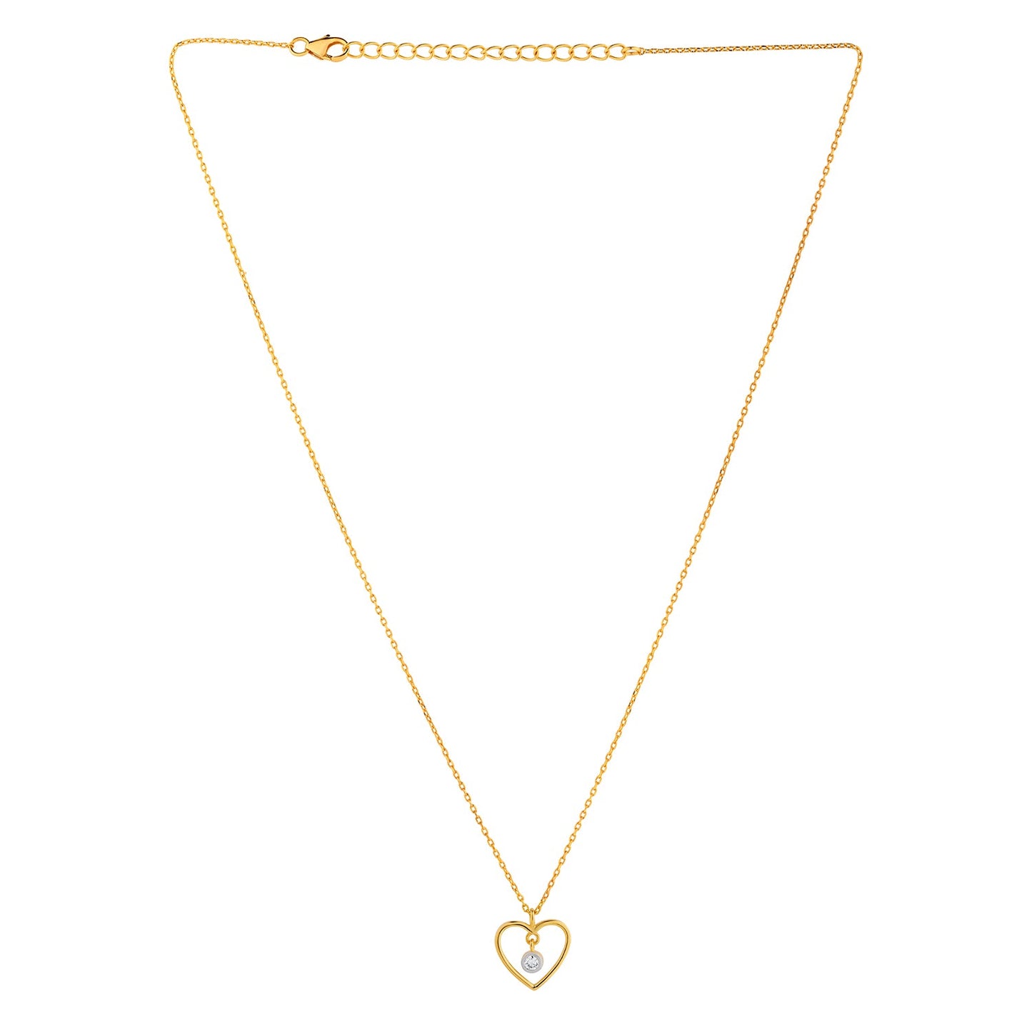 Amorette Lab-Grown Diamond Heart Pendant