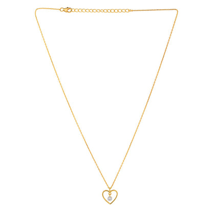 Amorette Lab-Grown Diamond Heart Pendant