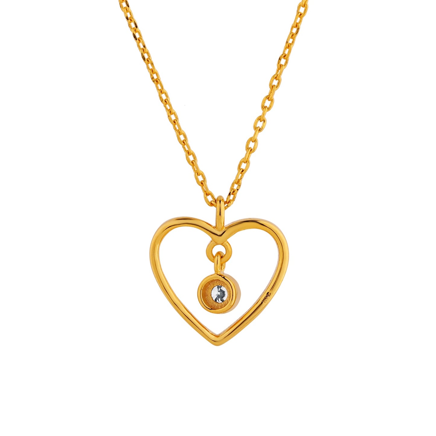Amorette Lab-Grown Diamond Heart Pendant