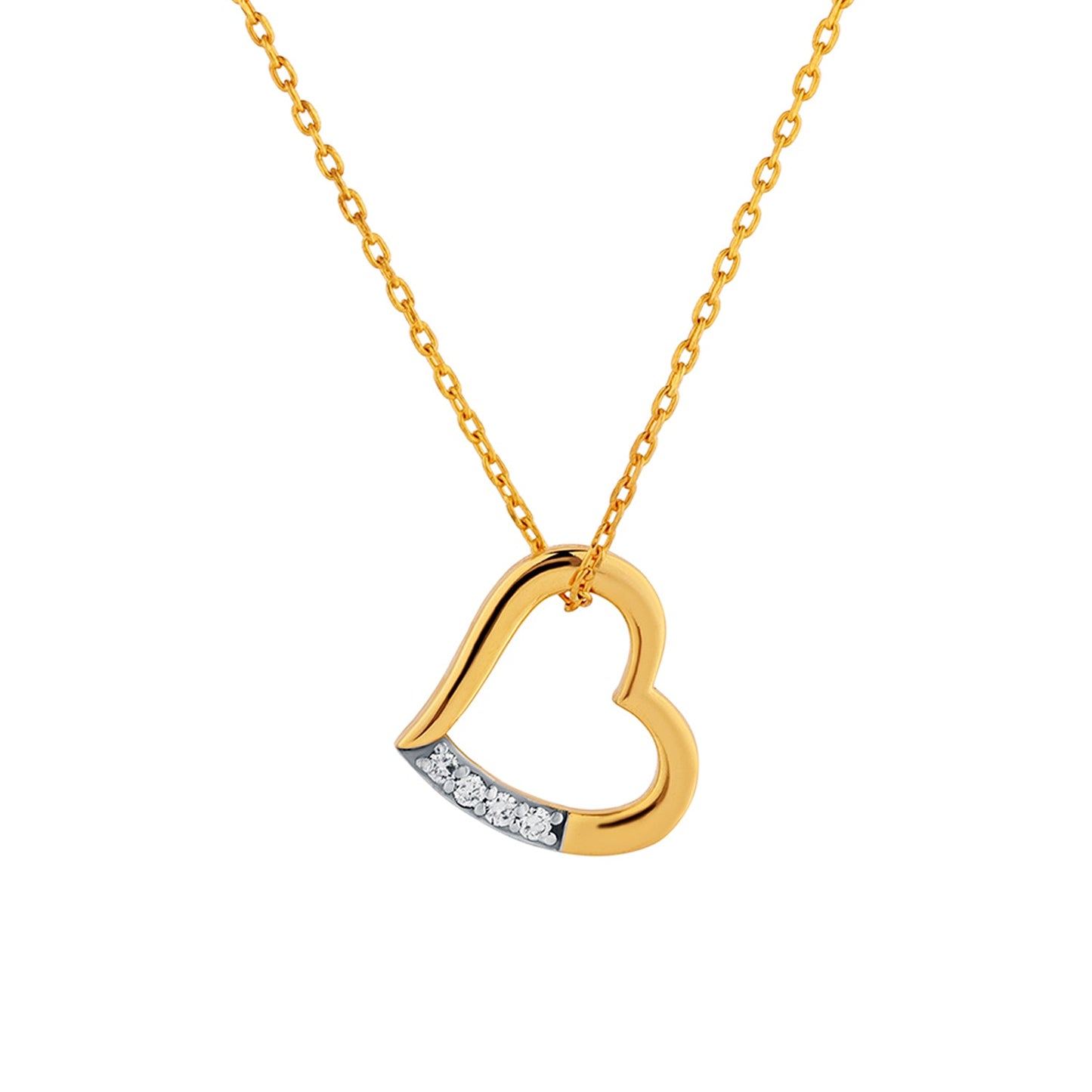 Amour Lab-Grown Diamond Heart Pendant