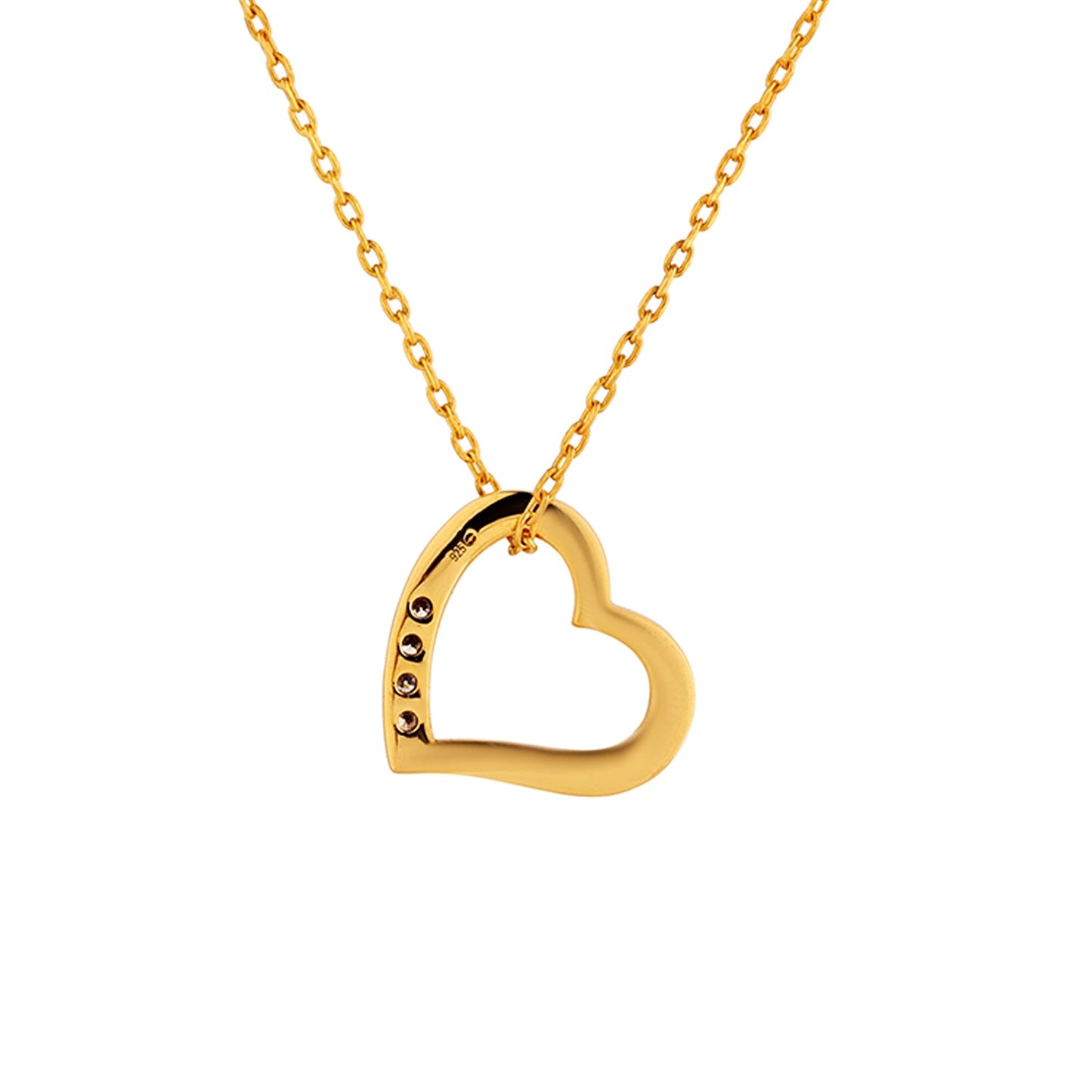 Amour Lab-Grown Diamond Heart Pendant