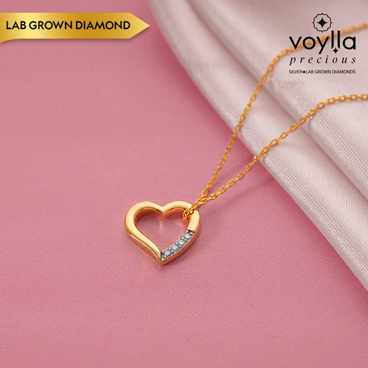 Amour Lab-Grown Diamond Heart Pendant