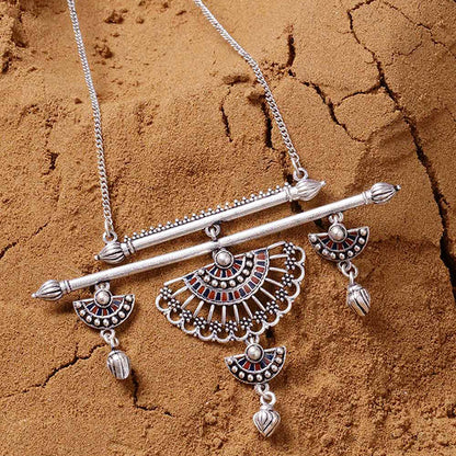 Mandala Half Wing Drops Necklace