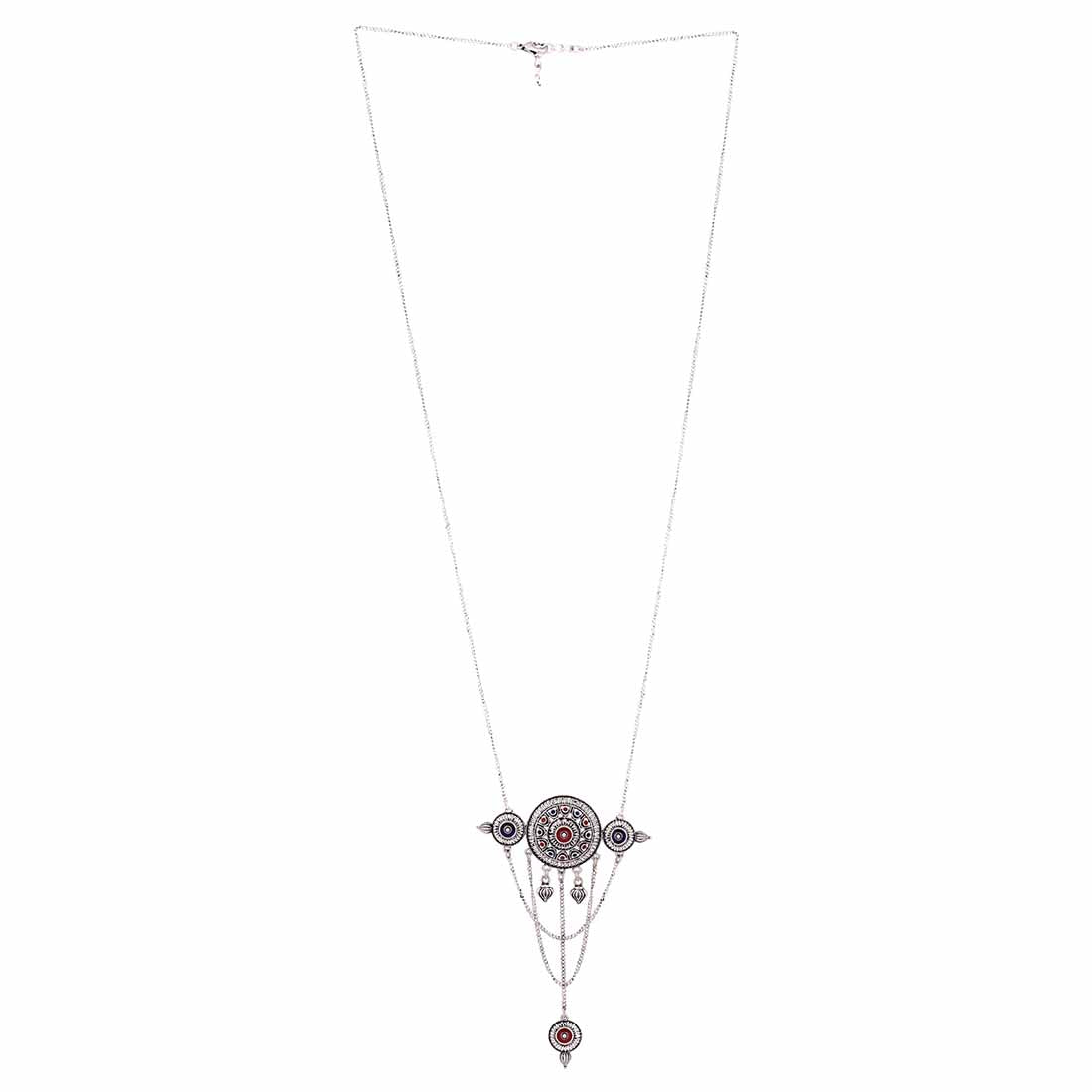 Mandala Circles Drop Style Necklace