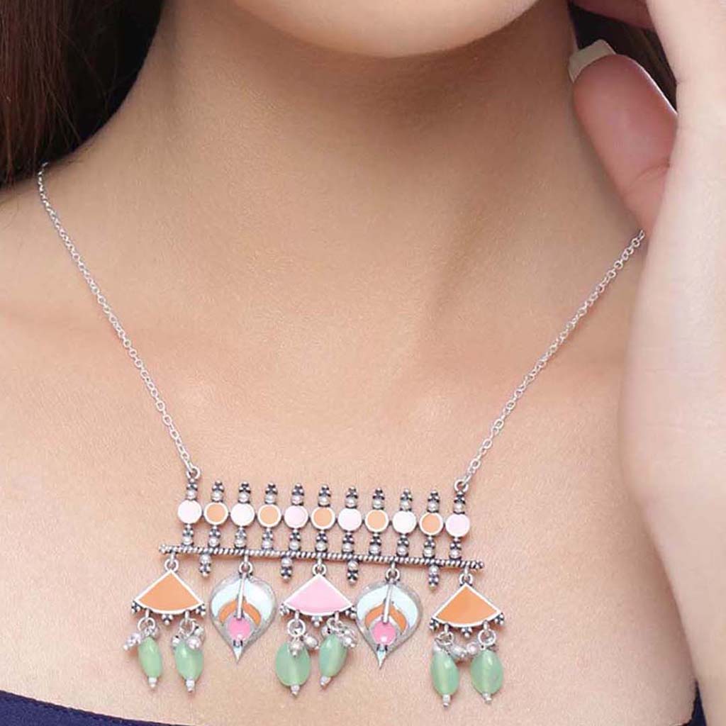 Bagh-E-Fiza Floral Motifs Necklace