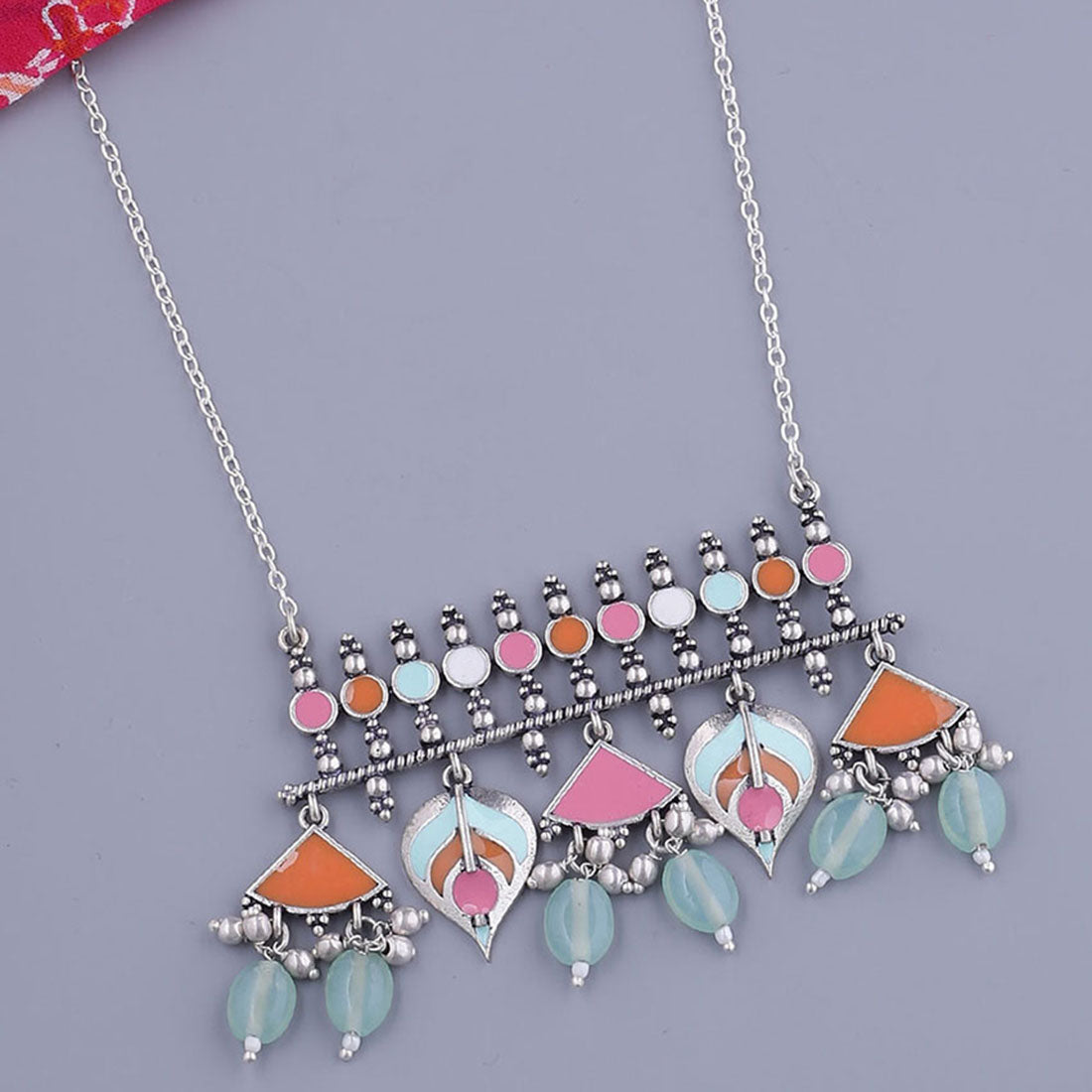 Bagh-E-Fiza Floral Motifs Necklace