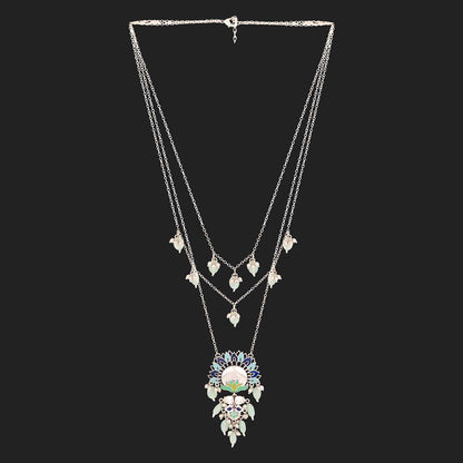 Bagh E Fiza Blooming Flower Motifs Necklace