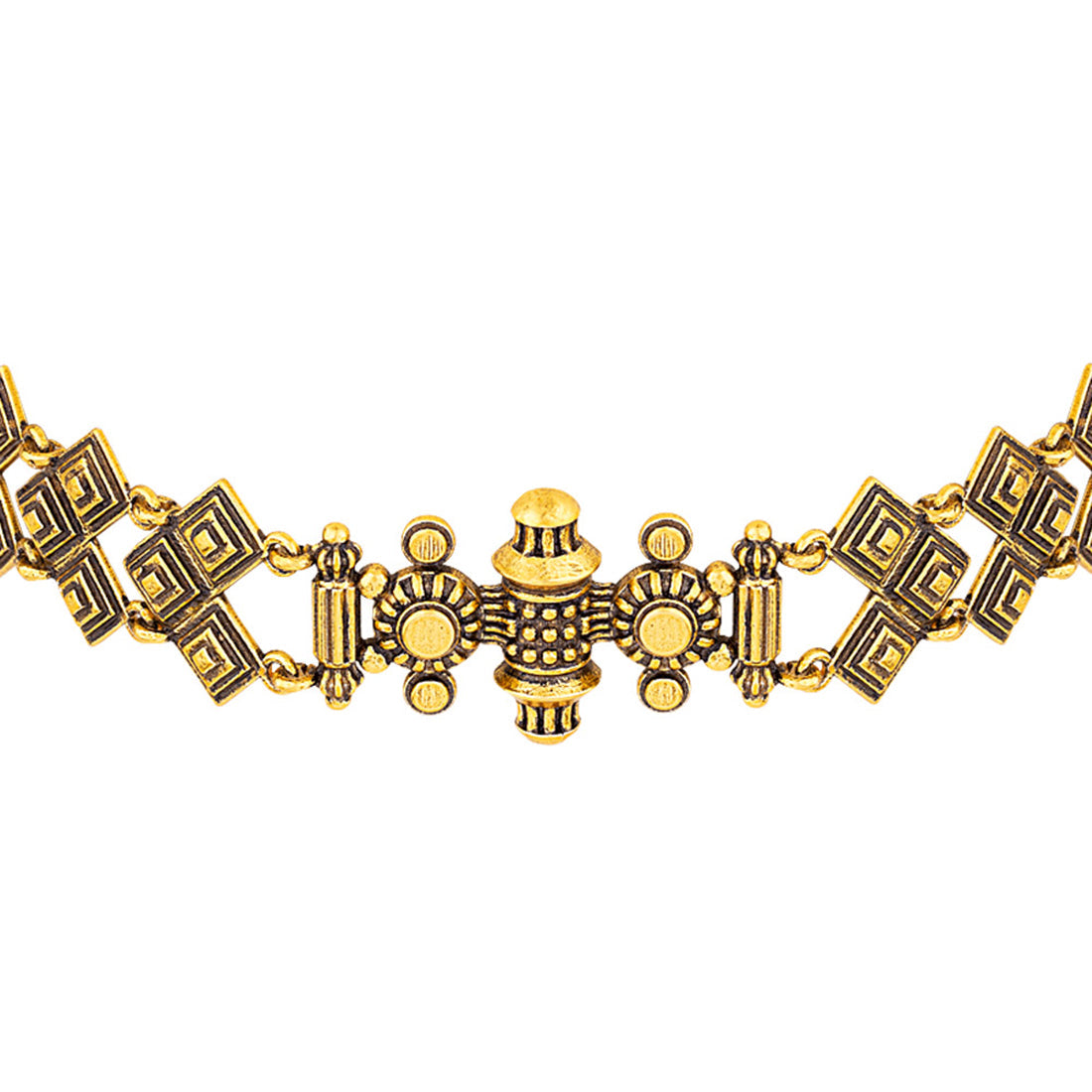 Temple of Love Lattice Pattern Choker Necklace