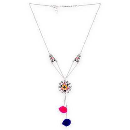 Kalbelia Colorful Enamel Statement Necklace