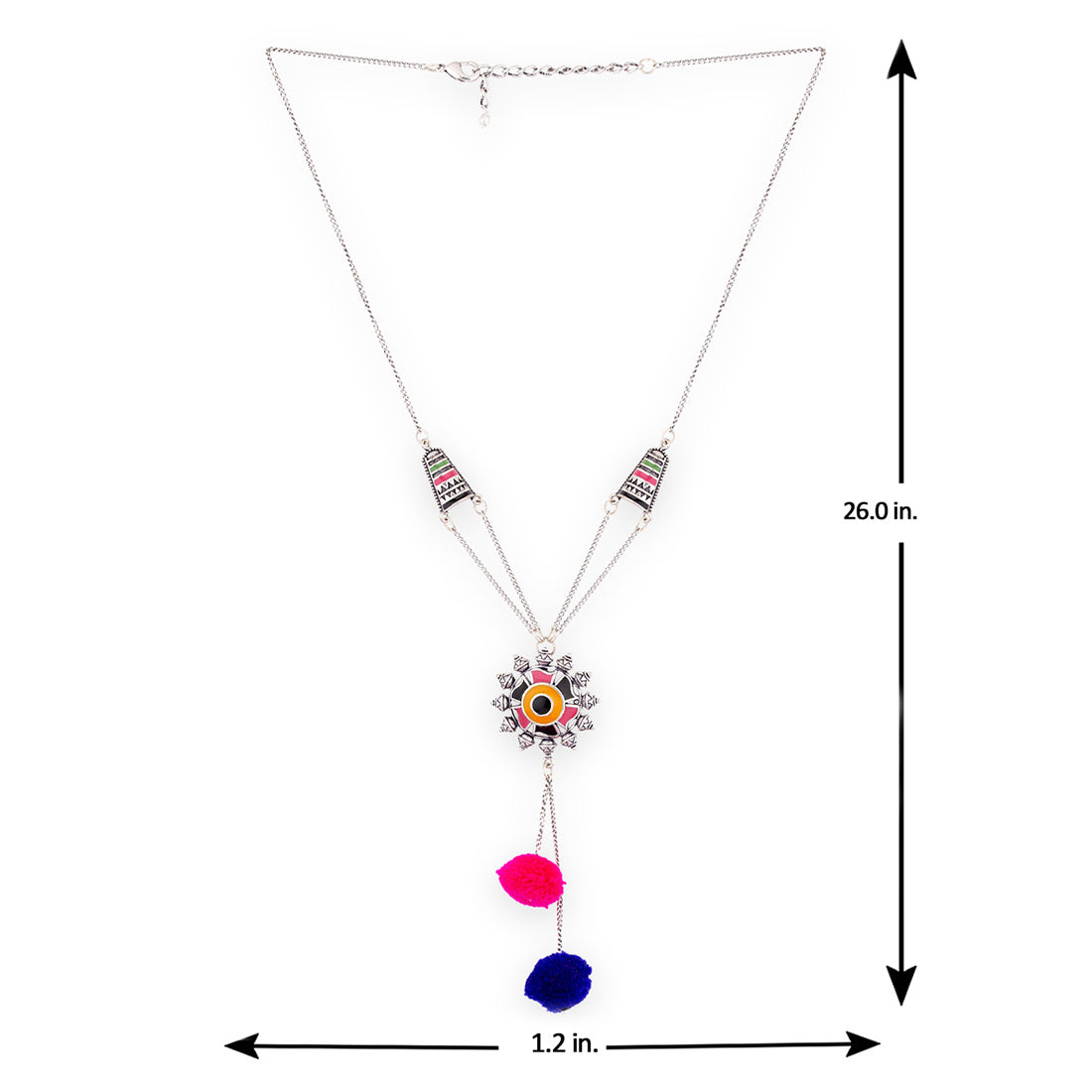 Kalbelia Colorful Enamel Statement Necklace