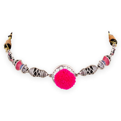 Kalbelia Enameled Choker Necklace
