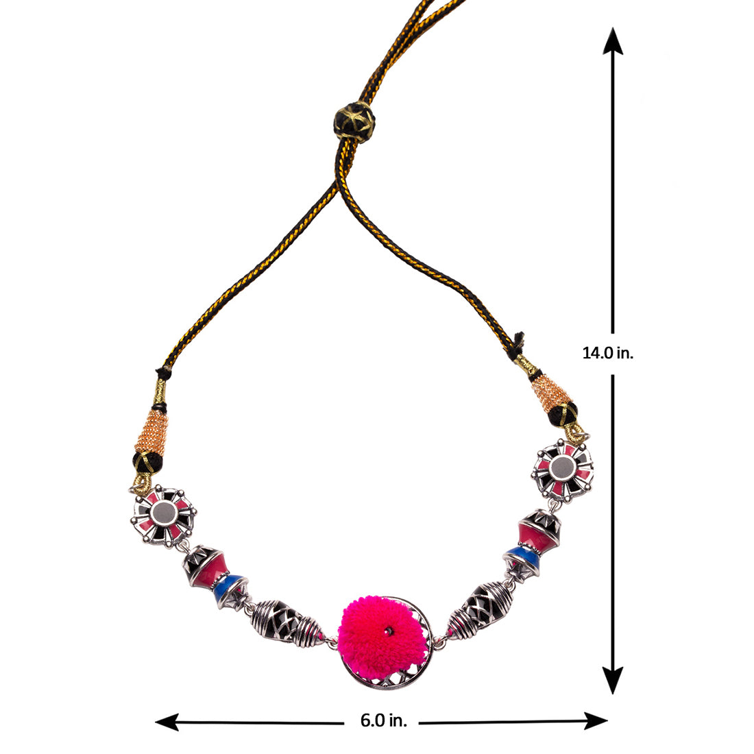 Kalbelia Enameled Choker Necklace